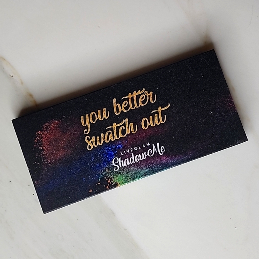 LIVEGLAM you better swatch out EYESHADOW pallette